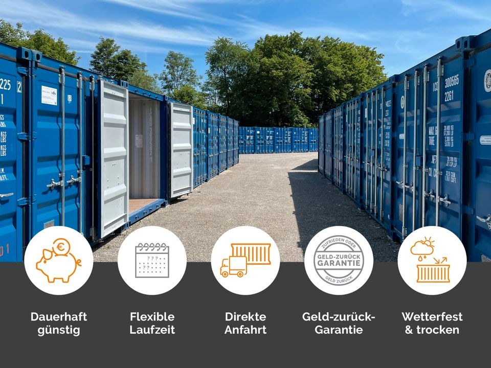 14 qmLagercontainer 1 Monat mieten bei MieteDeinLager