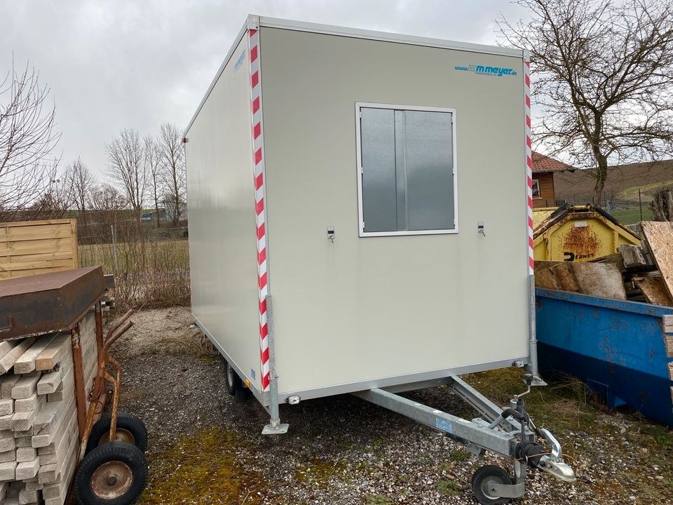 Bauwagen baucontainer Büroanhänger mieten in Ruderting