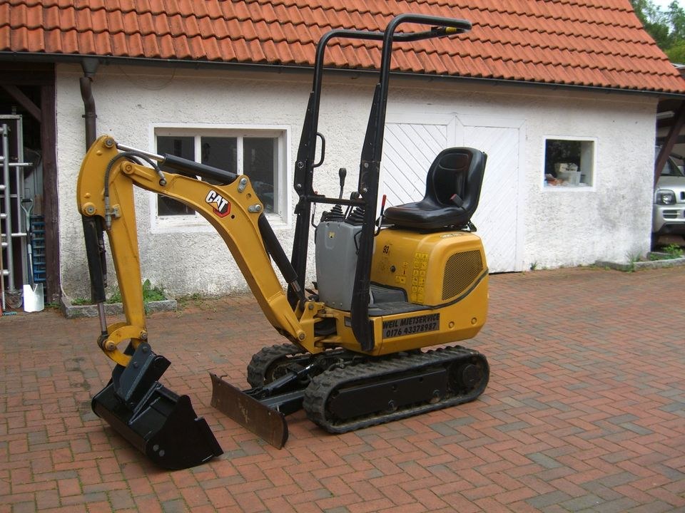 Minibagger inkl Anhänger MwSt mieten bei Weil - Mietservice