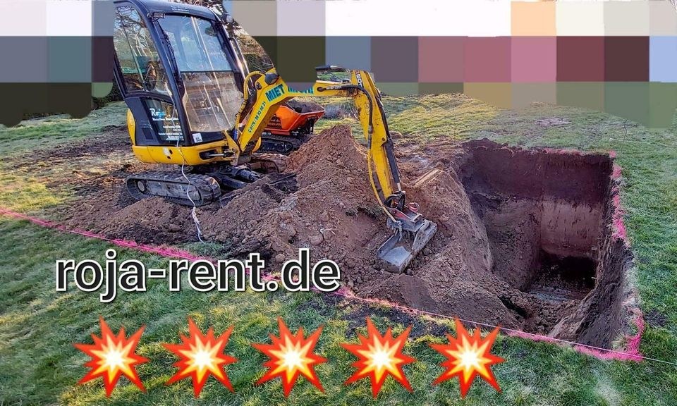 Minibagger mieten in Teutschenthal – für Garten, Einfahrt & Fundament – 3