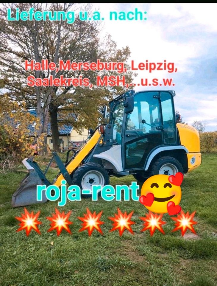 Radlader inklusive MwSt Minibagger mieten in Teutschenthal