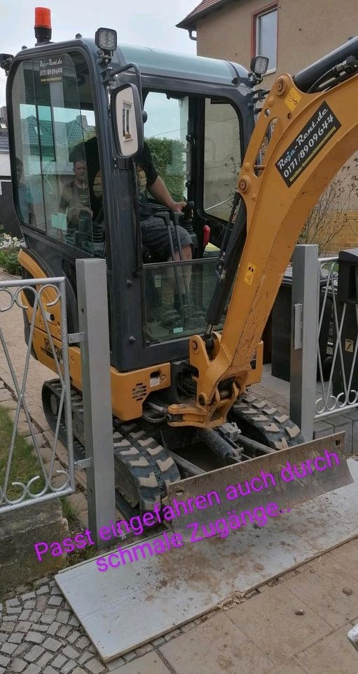 2t Minibagger Bagger Kubota Motor mieten in Teutschenthal – 3