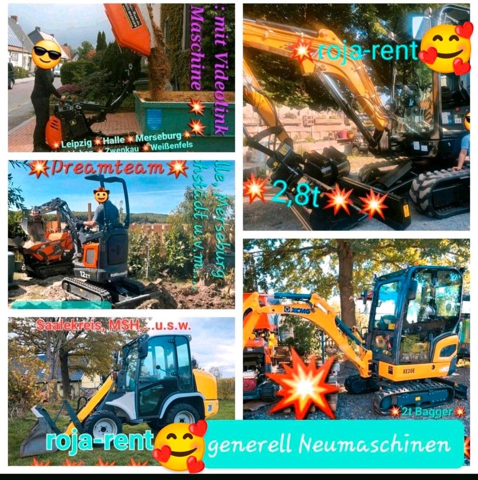2,8t Bagger Minibagger mieten in Teutschenthal – 3