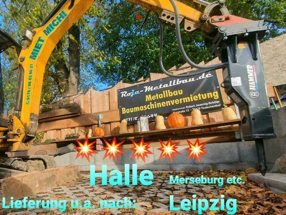 Minibagger mieten in Teutschenthal – für Garten, Einfahrt & Fundament – 2