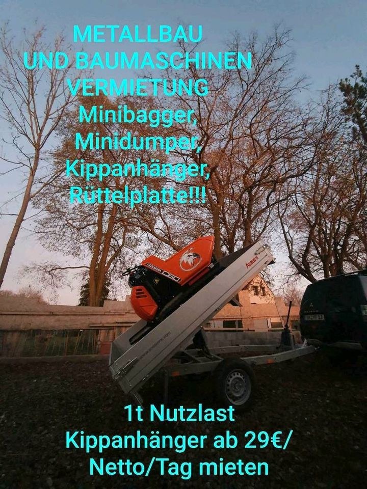 Minibagger mieten in Teutschenthal – für Garten, Einfahrt & Fundament – 3