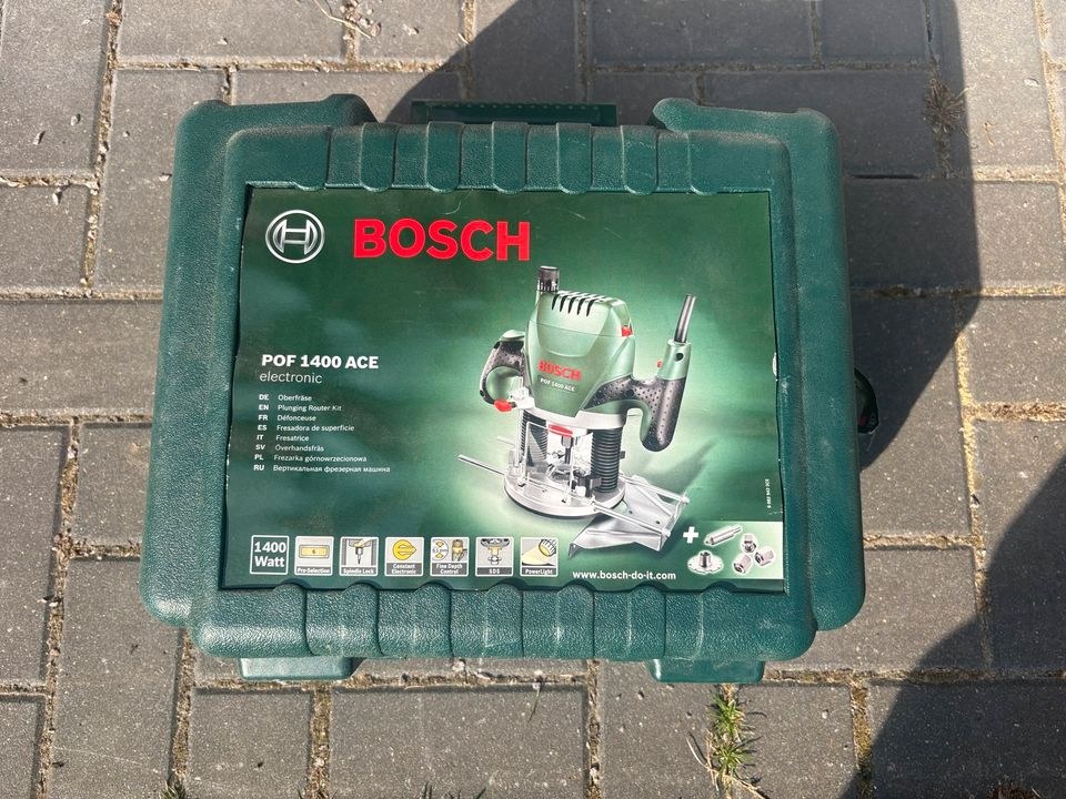 Oberfräse Bosch POF 1400 ACE 15 Fräser mieten bei Lolipas – 3