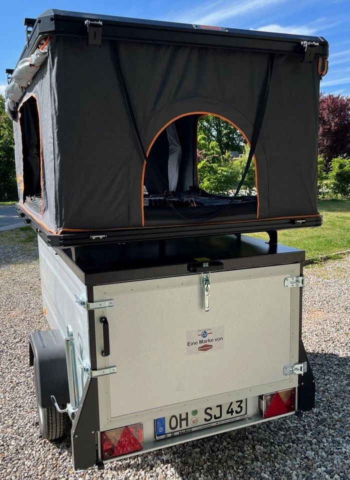 Dachzelt Anhänger Ostsee Lübeck mieten bei JESSBOXX - Stefan Jessen – 2