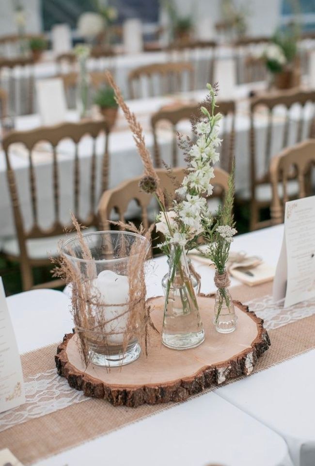 Holzscheiben Deko mieten in Bad Bentheim – für die Hochzeit – 2