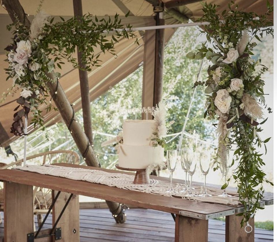 Dekostange Tischgestell Deko mieten in Bad Bentheim – für die Hochzeit – 3