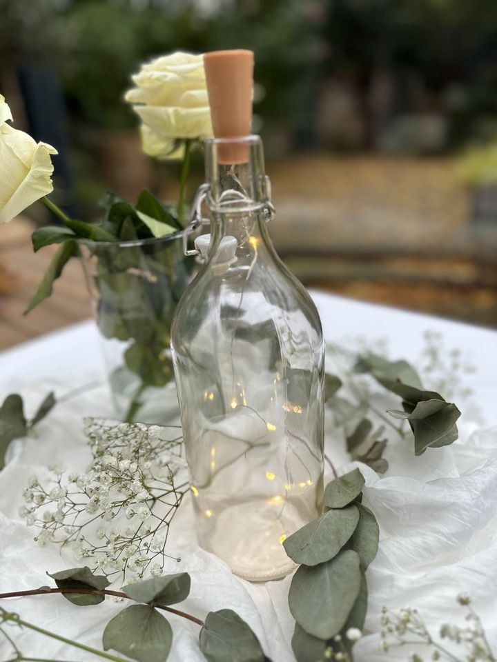 Flaschen Lichterketten Deko mieten in Bad Bentheim – für die Hochzeit