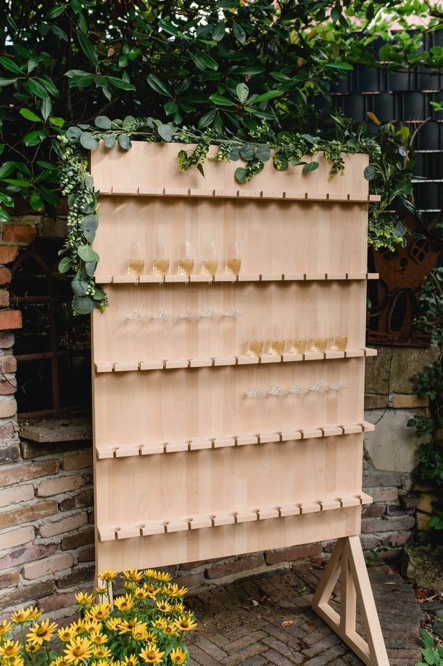 Sektwand Sektwall Champagnerwall mieten in Bad Bentheim