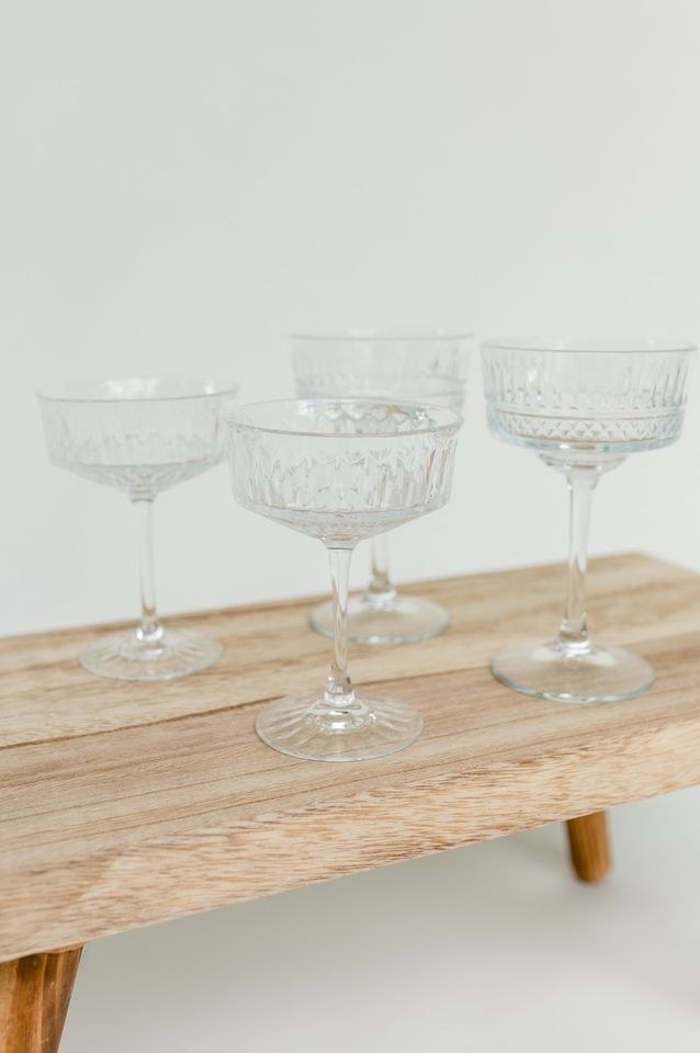 Champagnerschalen Sektgläser Gläser Deko mieten in Bad Bentheim – 2