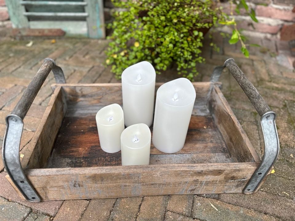 LED Stumpenkerzen Deko mieten in Bad Bentheim – für die Hochzeit – 2