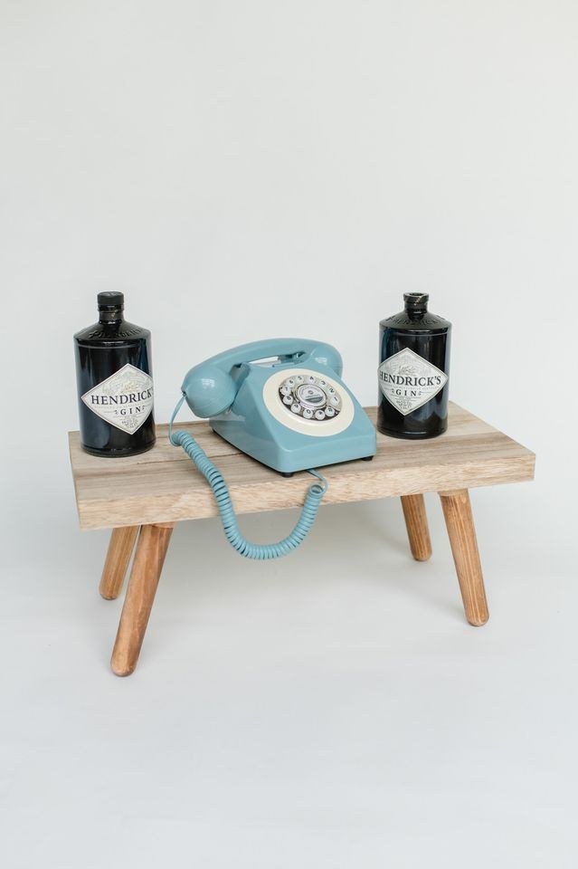 Audio Guestbook Blue Telefon Deko mieten in Bad Bentheim – 2