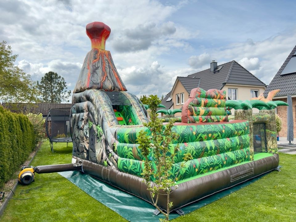 Dinosaurier Dino Hüpfburg Rutsche mieten bei FeierGut – 4
