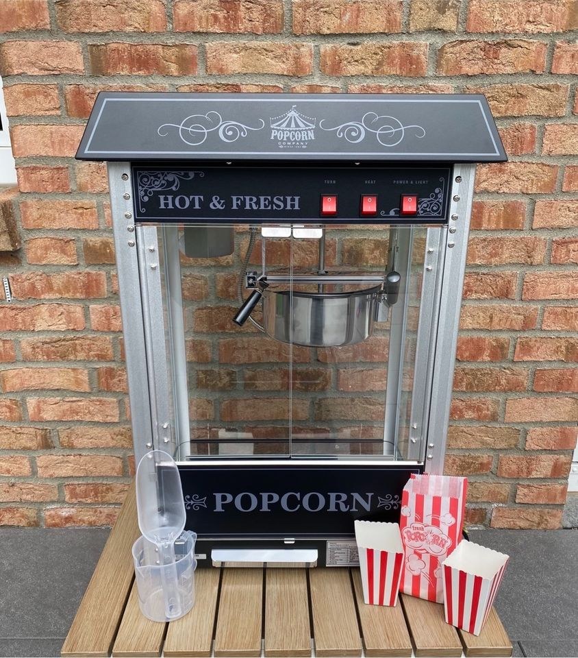 Popcornmaschine Schwarz Weiß Berlin mieten bei FeierGut