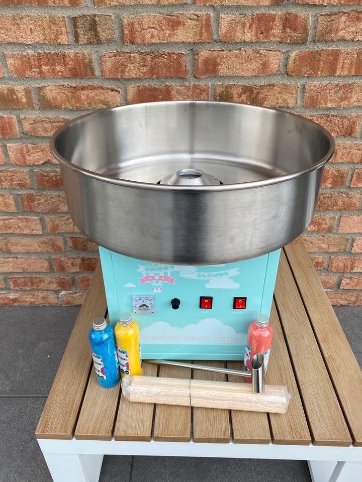 Profi Zuckerwattemaschine blau Berlin mieten bei FeierGut – 2