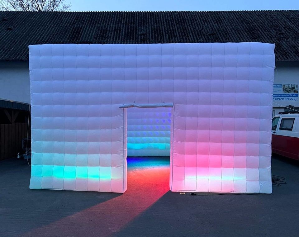 Aufblasbares Partyzelt 6x6m Zelt mieten in Gudensberg – 4