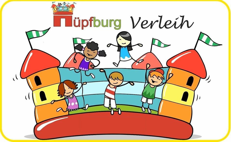 Hüpfburg Kinderparty Bunte Hüpfburgen mieten in Gudensberg