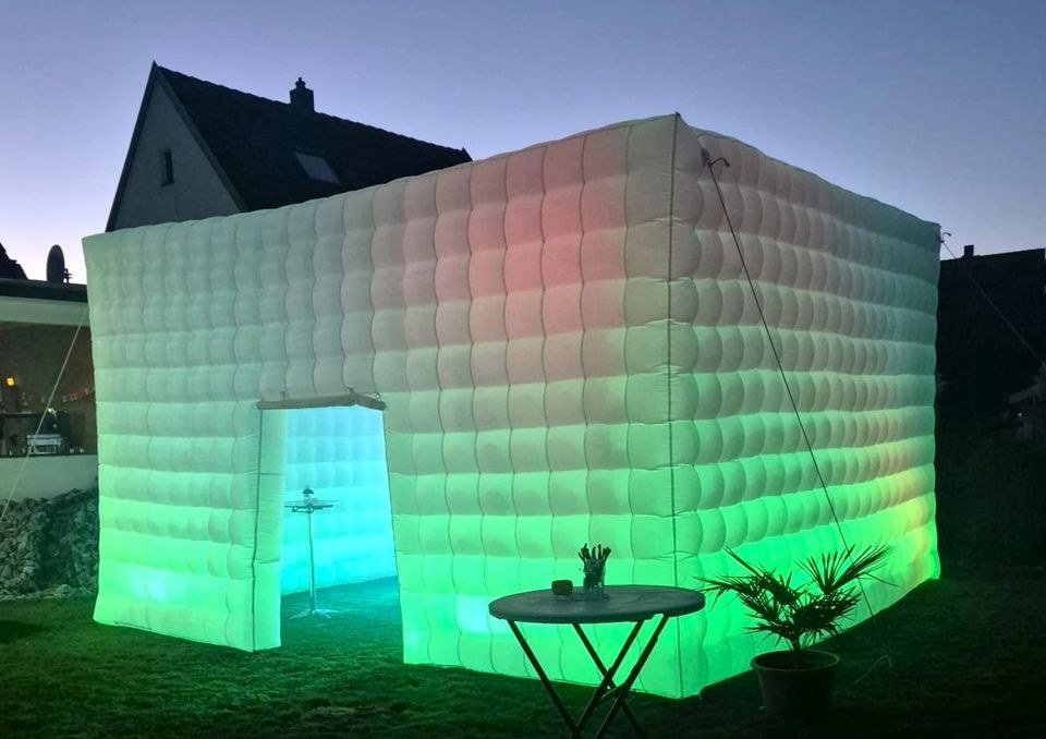 Aufblasbares Partyzelt 6x6m Zelt mieten in Gudensberg