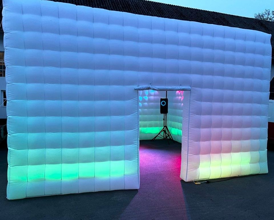 Aufblasbares Partyzelt 6x6m Zelt mieten in Gudensberg – 2