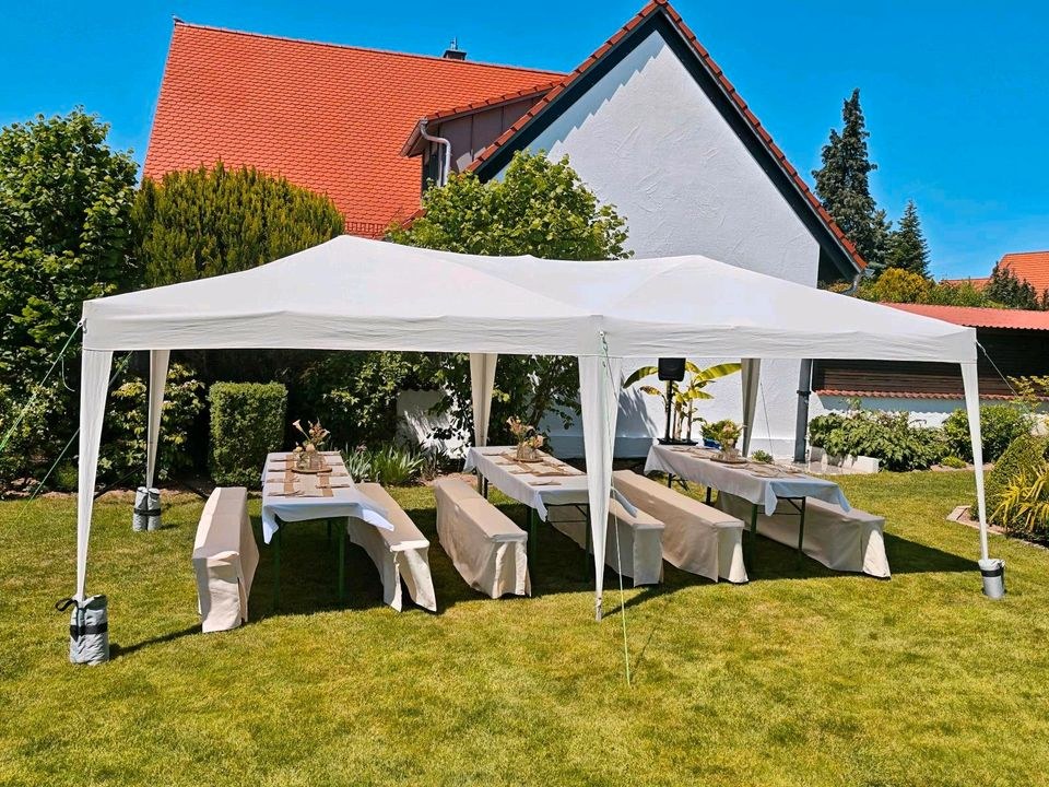 Eventzubehör Zelte Heizpilze Musikboxen mieten in Lonnerstadt
