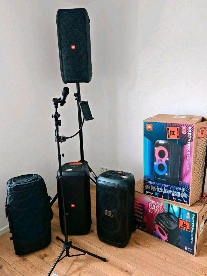 JBL Partybox 310 320 Musikboxen Musikanlage Akku mieten in Lonnerstadt – 3
