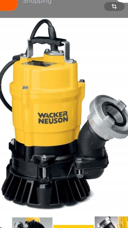 Wacker ps2 400 Tauchpumpe Schmutzwasserpumpe mieten in Seth Holstein