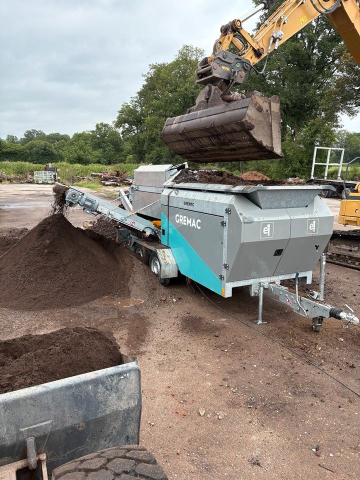 Trommelsiebanlage 3,0t Siebanlage mieten bei Baggerverleih/-arbeiten – 4