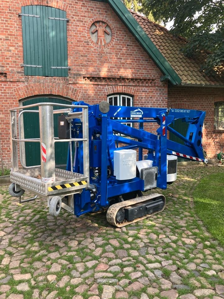 Teupen Hebebühne Arbeitskorb Haus Garten Dach mieten in Seth Holstein – 2