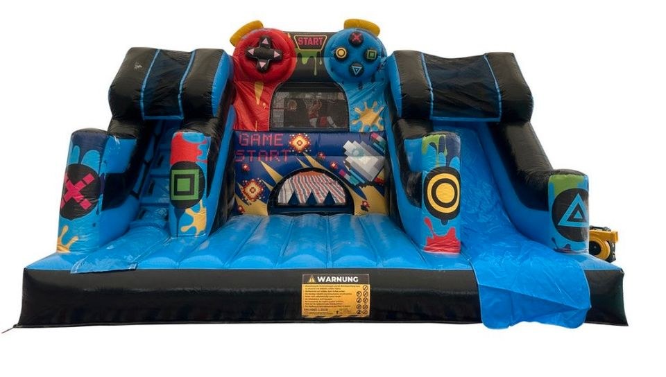 Hüpfburg Gaming Galaxy mieten bei Wunderland – Hüpfspaß für jede Feier