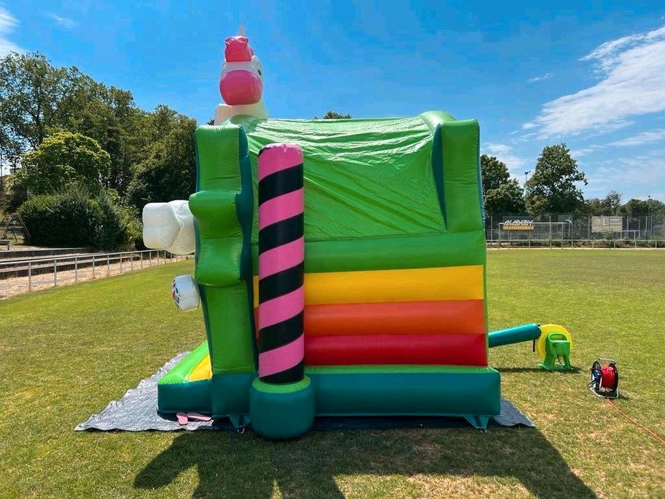 Hüpfburg Einhorn Fußball Torwand WM mieten bei MIETWELT – 4