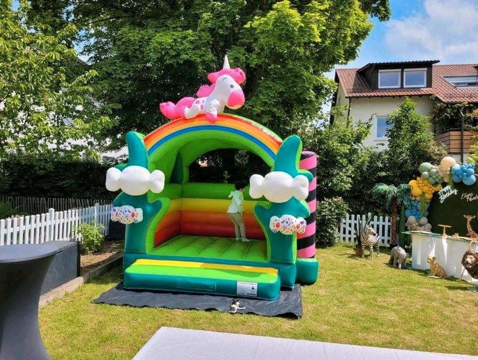 Hüpfburg Einhorn Fußball Torwand WM mieten bei MIETWELT – 2