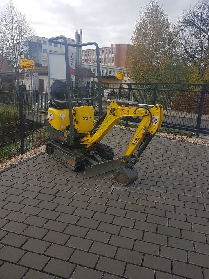 Microbagger Minibagger 803 Bagger Wacker mieten in Stollberg