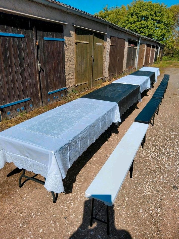 5× Klapptisch Bänken 20 Stehtisch Bierbank mieten bei Eventzubehör Mey – 4