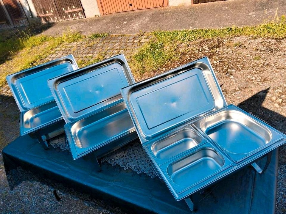 10 Chafing dishes Speisenwärmer mieten bei Eventzubehör Mey