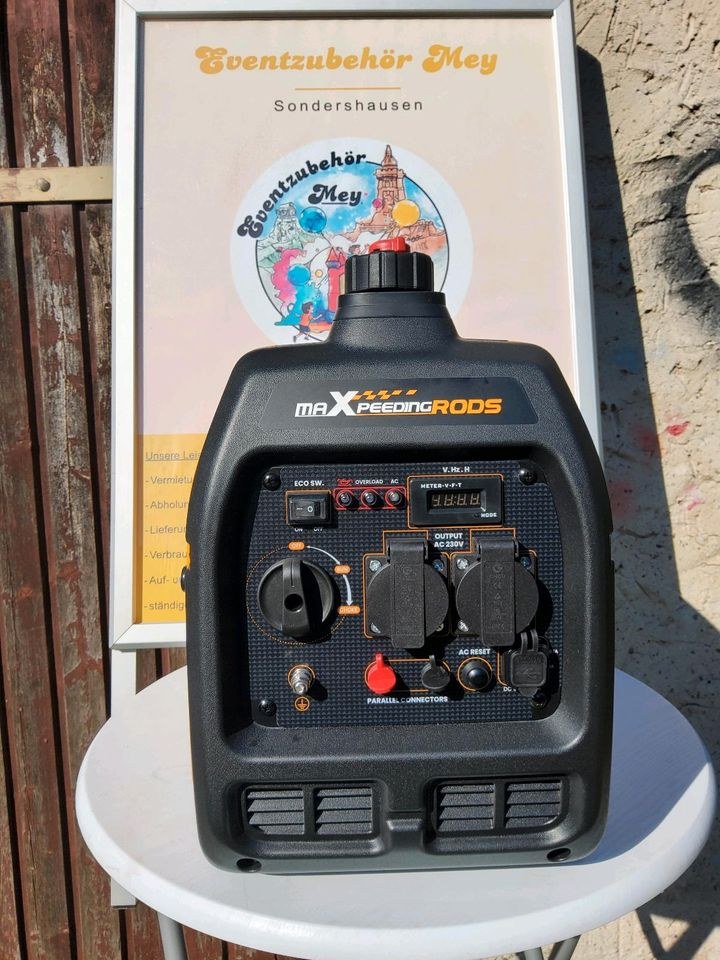 Inverter Stromerzeuger 2 2300W Notstrom mieten bei Eventzubehör Mey – 2