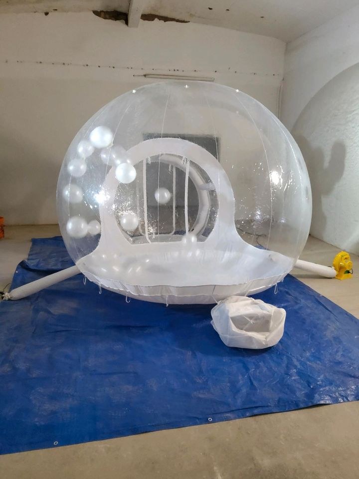 Hüpfburg Schneekugel Fotoshooting Messe mieten bei Eventzubehör Mey – 3