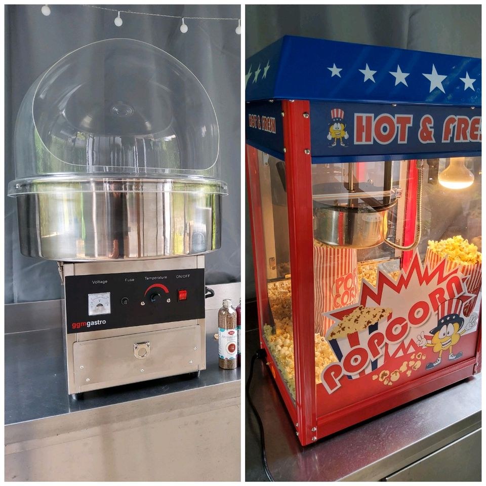 Zuckerwattemaschine Popcornmaschine Zuckerwatte mieten