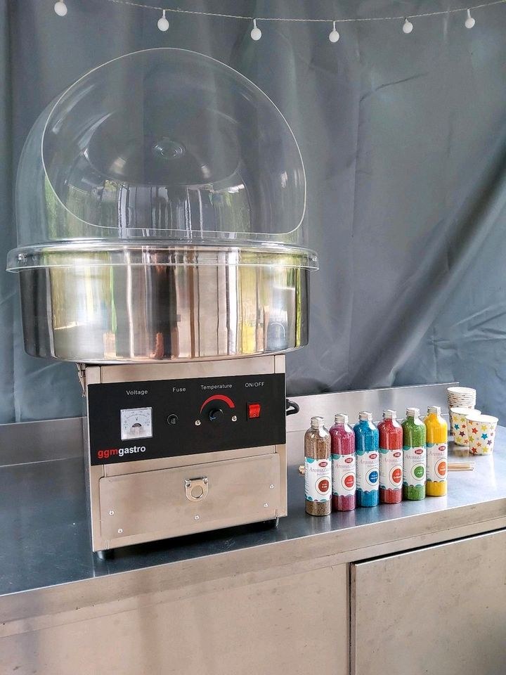 Zuckerwattemaschine Popcornmaschine Zuckerwatte mieten – 2