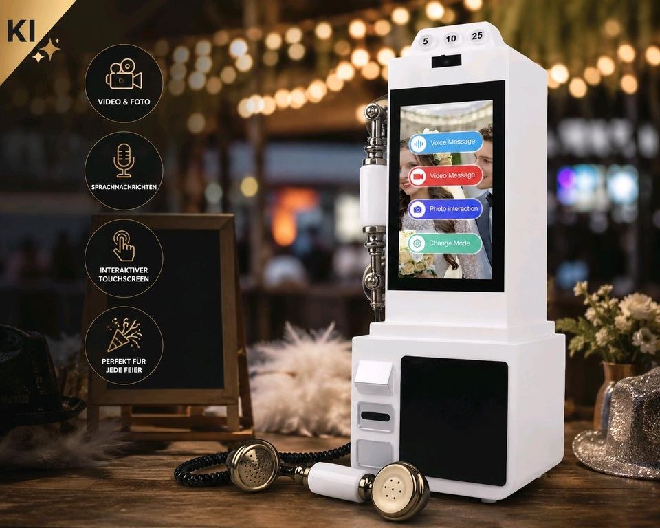 Video Fotobox Audio Gästebuch mieten bei Eventzubehör Mey