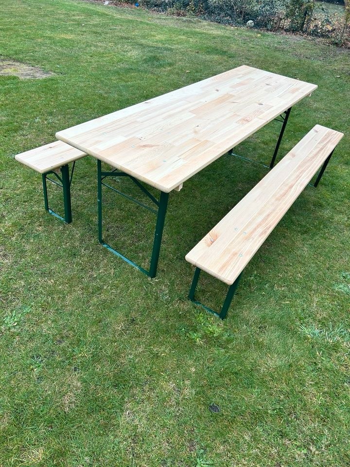Bierzeltgarnitur Tisch Bänke mieten in Burgdorf – Sitzplätze für alle – 2