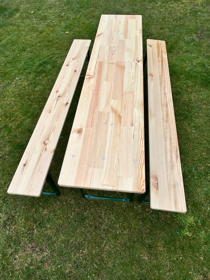 Bierzeltgarnitur Tisch Bänke mieten in Burgdorf – Sitzplätze für alle – 3