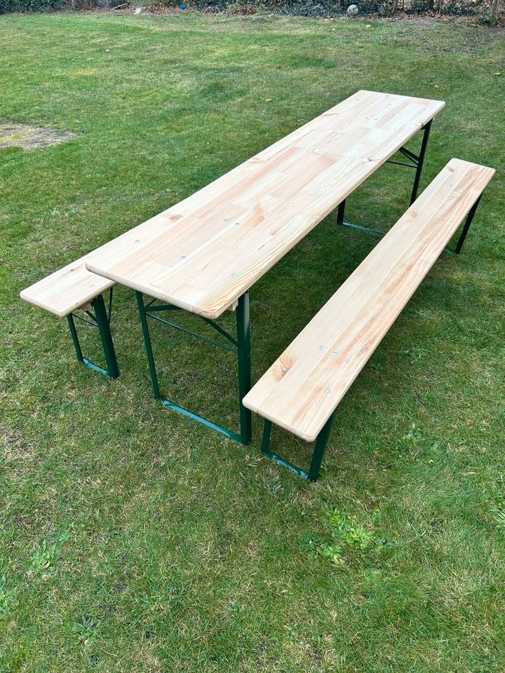Bierzeltgarnitur Tisch Bänke mieten in Burgdorf – Sitzplätze für alle