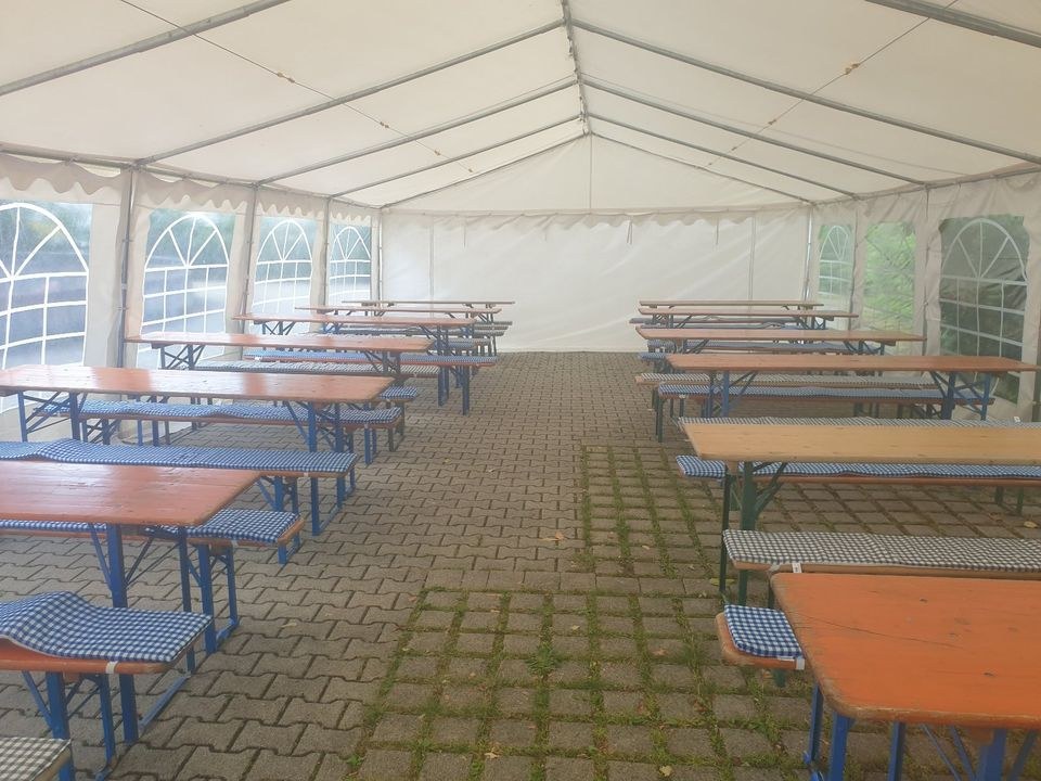 Biertischgarnituren ohne Lehne Stehtische Hussen mieten – 3
