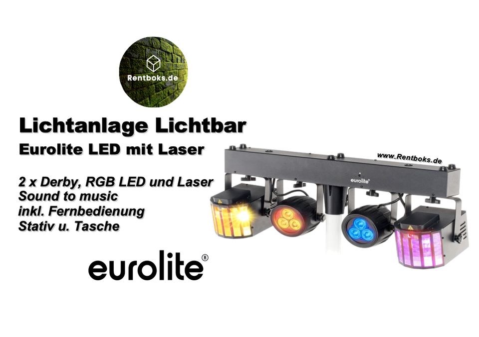 Lichtbar Derby Laser mieten bei Rentboks – Party-Sound
