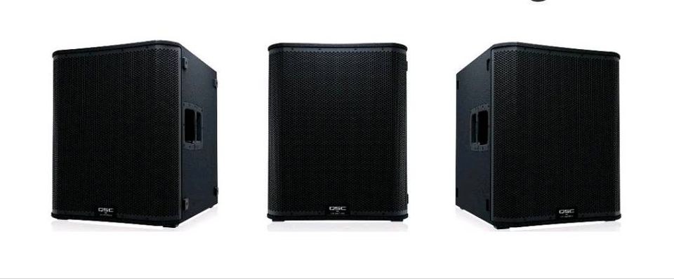 3600 Watt Subwoofer QSC PA Lautsprecher mieten bei Rentboks