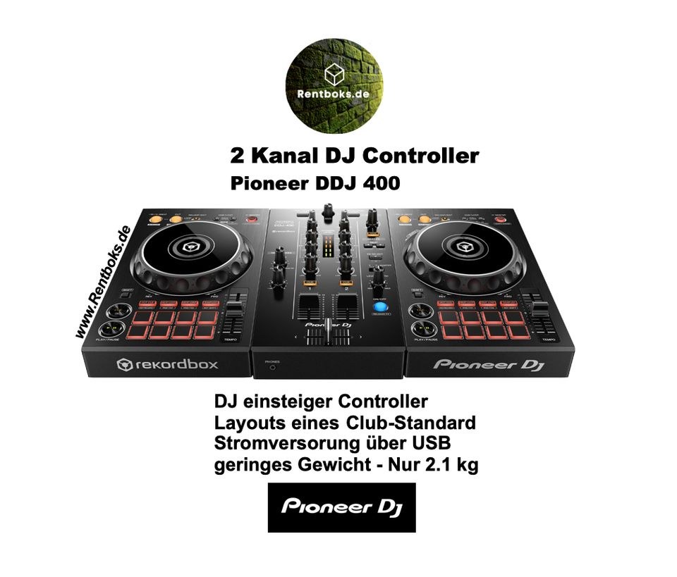 Pioneer Dj Controller Musikanlage Soundboks 3 4 mieten bei Rentboks – 3