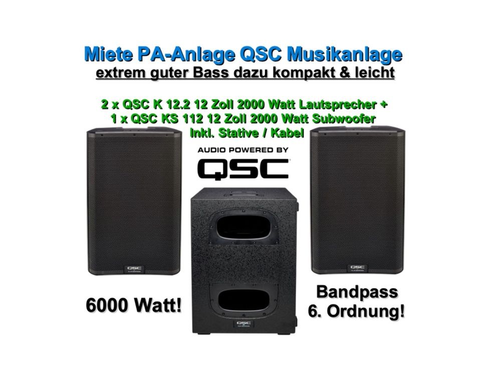 :PA Boxen mieten bei Rentboks – Party-Sound