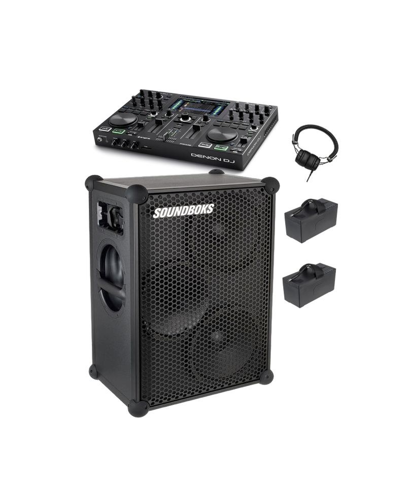 Soundboks 3 Akku DJ Controller Denon Prime GO 4 mieten bei Rentboks